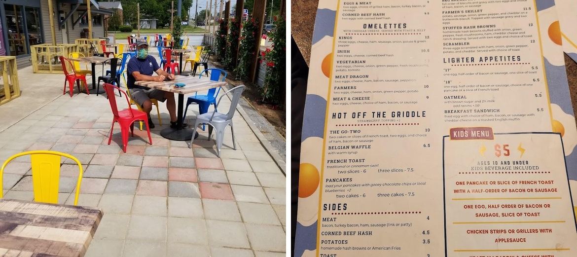 Gary's Restaurant Menu